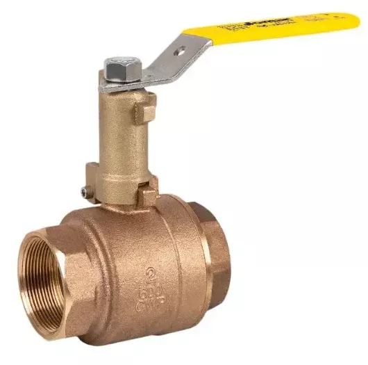1-1/2" Jomar Valve T-200CSS-EH, 2 Piece, Full Port, NPT Threaded, Bronze, Stainless Steel Ball & Stem, Stem Extension, 600 WOG Ball Valve
