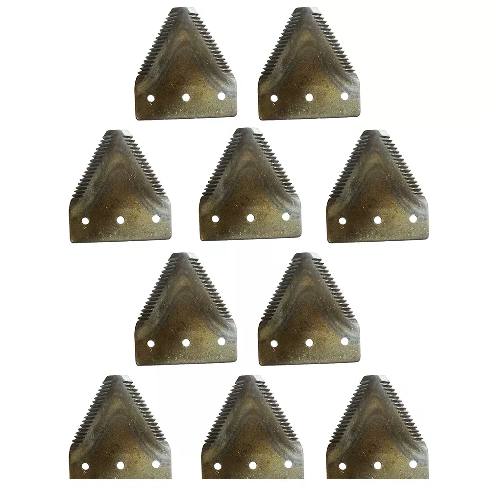 10 Grain Head Sickle Section Teeth Fits Case IH 1010 1020 1100 1200 1300