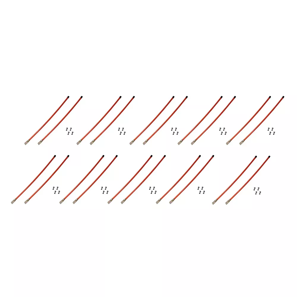 (10) Pairs of 36" Universal Snow Plow Blade Marker Guide Kits Fluorescent Orange