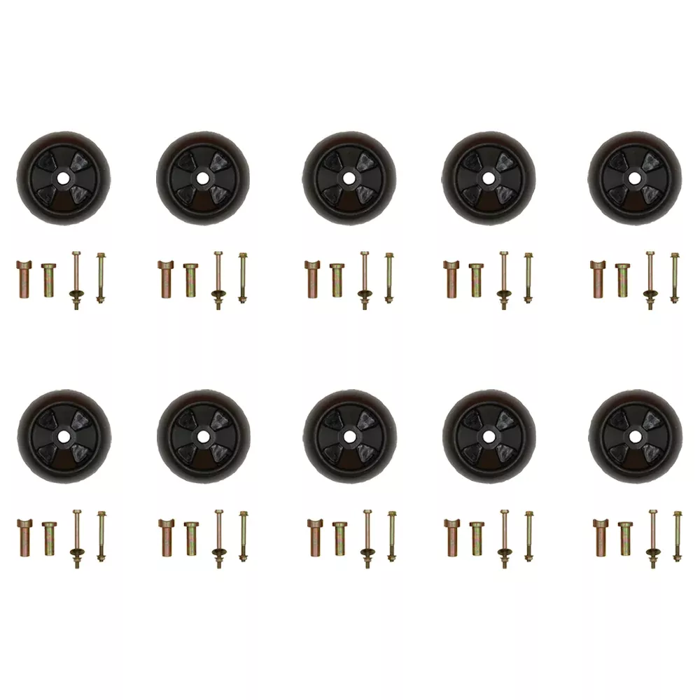 10PK Plastic Deck Wheel Kit Fits John Deere 737 757 Z Trak 60" Z Trak AM116299
