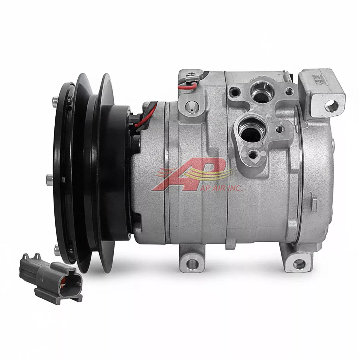 10S15C Compressor With 1 Groove 5/8" Clutch, 24 Volt for Komatsu & Hitachi