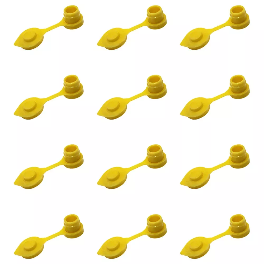 12 Yellow Fuel Gas Can Jug Vent Caps Blitz Wedco Scepter Essence Midwest Eagle