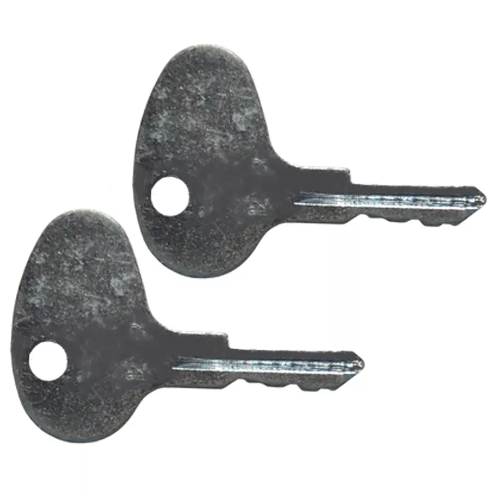 123243 (Pack of 2) Ignition Keys Fits Caterpillar Fits CAT Fits CAT Forklift Mod