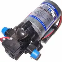 12V DIAPHRAGM PUMP WITH DEMAND SWITCH - 3.5 GPM / 45 PSI 1/2" MALE PORTS