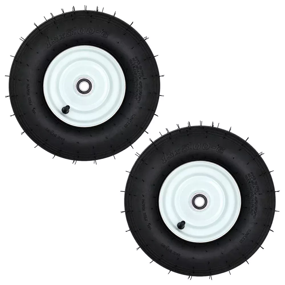 2 13X500X6Wheel Caster Assembly 4 Ply Fits Grasshopper 483861 (TAN) (8553)