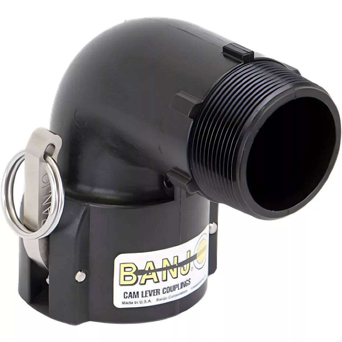 2" B SERIES 90 DEGREE ELBOW CAM LOCK COUPLER -2" FEMALE COUPLER X 2" MALE PIPE THREAD
