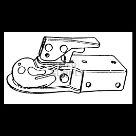 2" Ball Coupling for 2" wide Tubing
