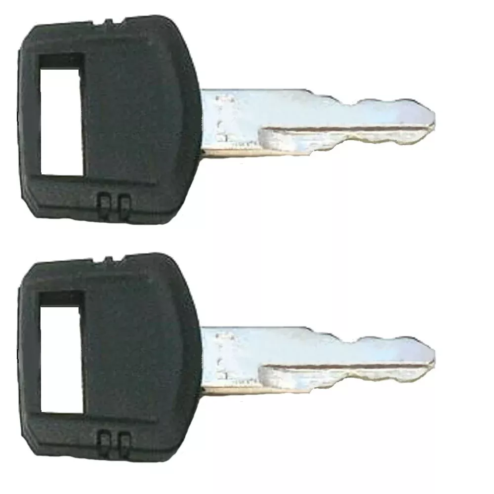 (2) Fits John Deere Keys Fits JD Key Heavy Equipment Starter Ignition Excavator
