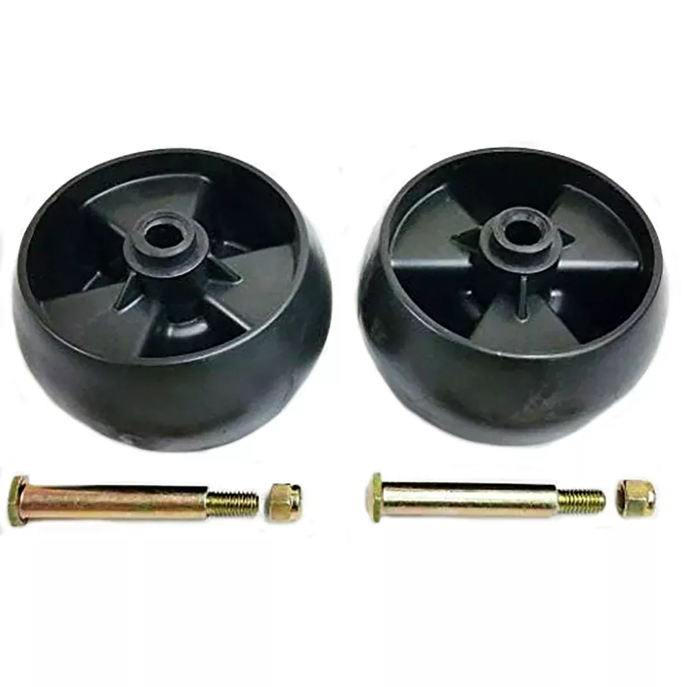 2 Front Deck Wheels 734-04155 w/ Bolt Locknut Fits MTD Fits Cub Cadet