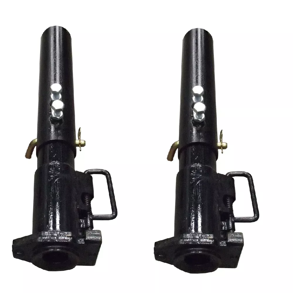 (2) Gooseneck Trailer Coupler 20000 lbs - Round Adjustable 2/5/16" Ball
