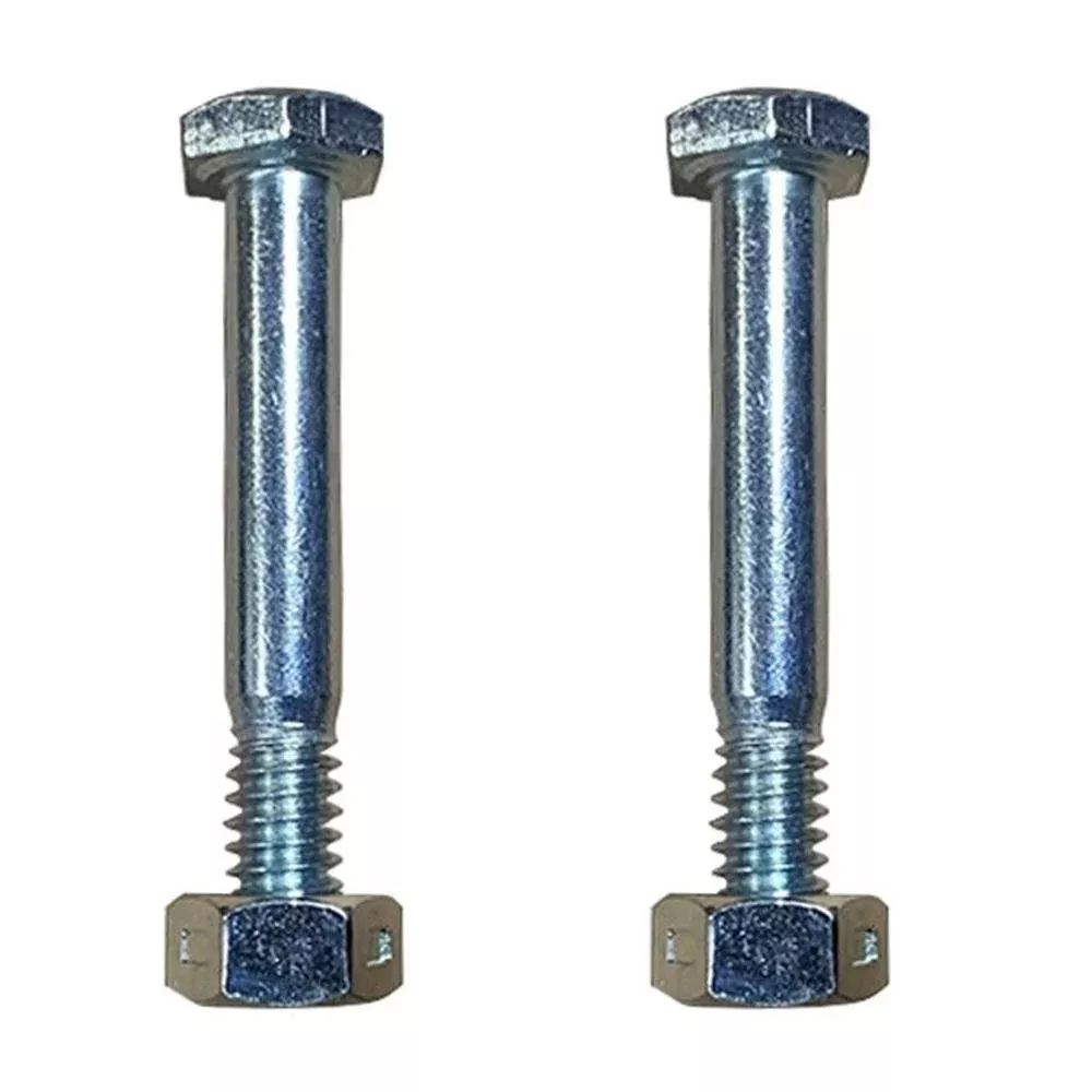 2 Pack of Shear Pins with Nuts 1-3/4"x 1/4" Fits Ariens Fits John Deere