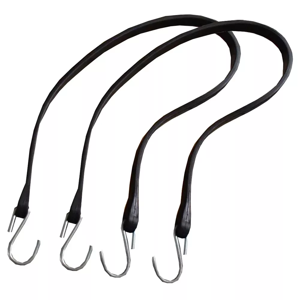 (2) Tie Down Heavy Duty 31" Inch Natural Rubber Bungee Strap Tie Down Cord