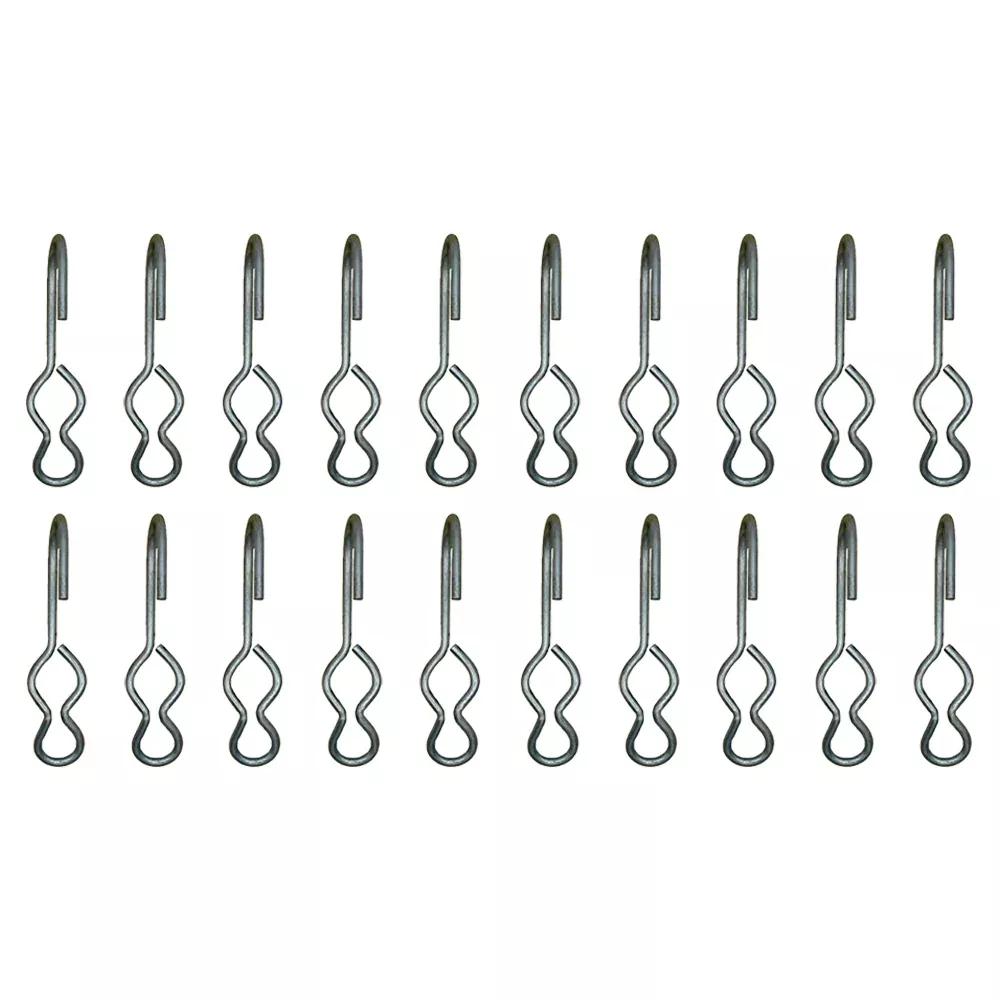 20 SJ Hooks for Rubber Rope Shock Cord Bungee Cord Tarp Strap Tie Down Hook