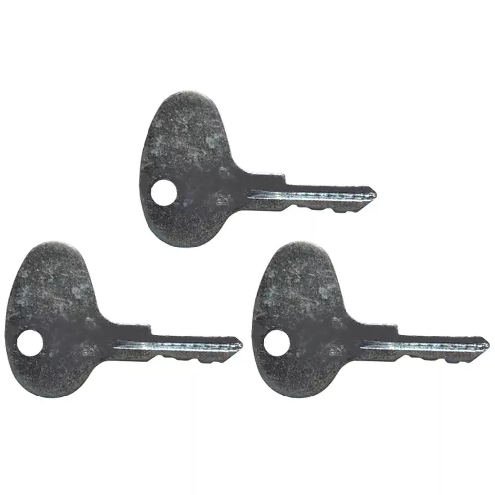 (3) Key Set #12343 Fits Mitsubishi Fits Kubota Fits CAT Forklift
