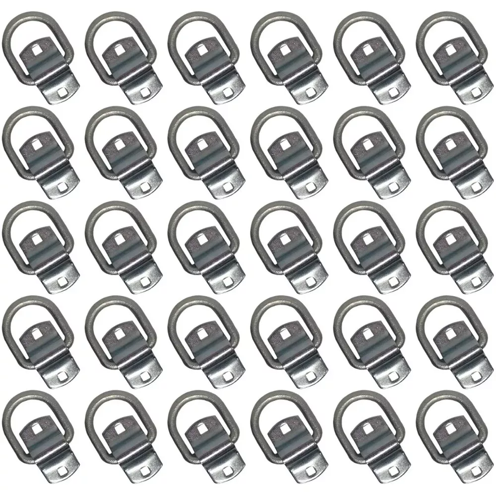 (30)- Bolt-on 1/2" D Rings Trailer Flatbed Truck Rope Tie Down OTK20-0224