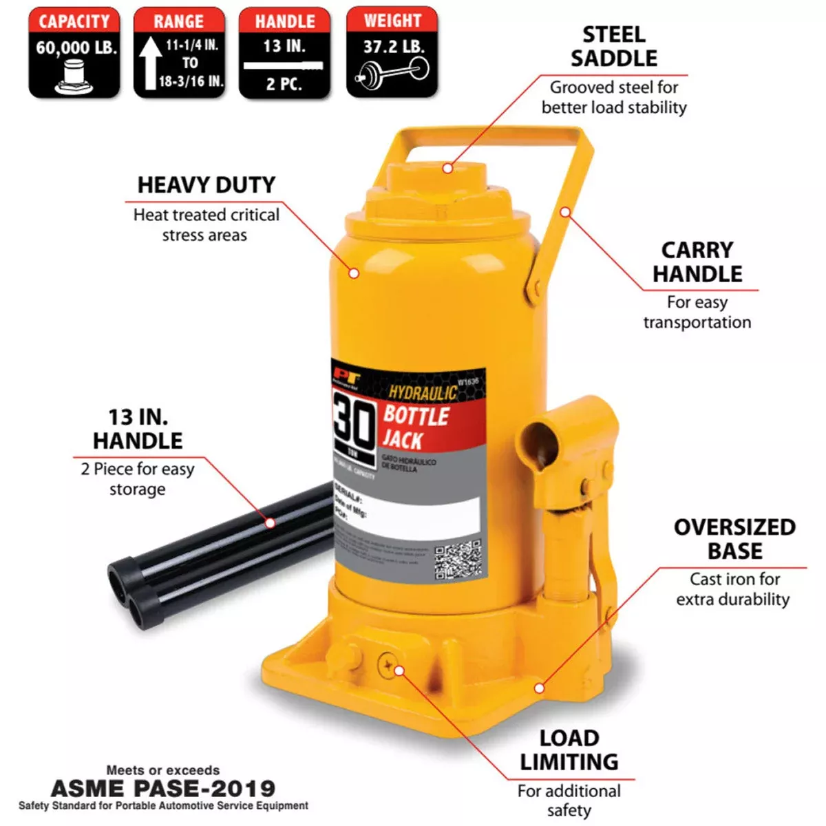 30 TON HYDRAULIC BOTTLE JACK