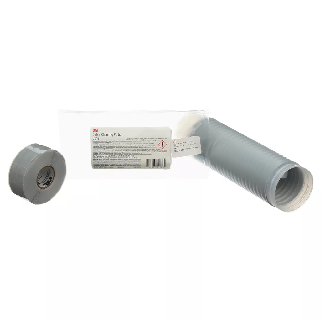 3M 7000031500 Cold Shrink QT-II Silicone Rubber Termination Kit 5614A, Non-Shielded, 5 kV and 8 kV, 350-1000 kcmil (3ea/kit)