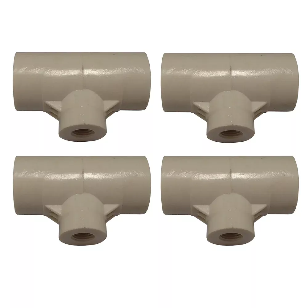 4 1/2" PVC Tee Automatic Poultry Waterer Drinker Cups Chicken Water Nipples