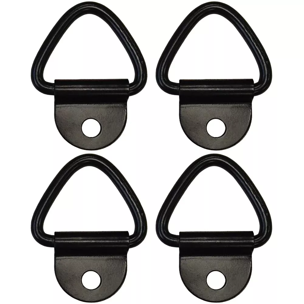 4 1/4" Steel D Ring Rope Chain Motorcycle Tie Down Truck Trailer ATV