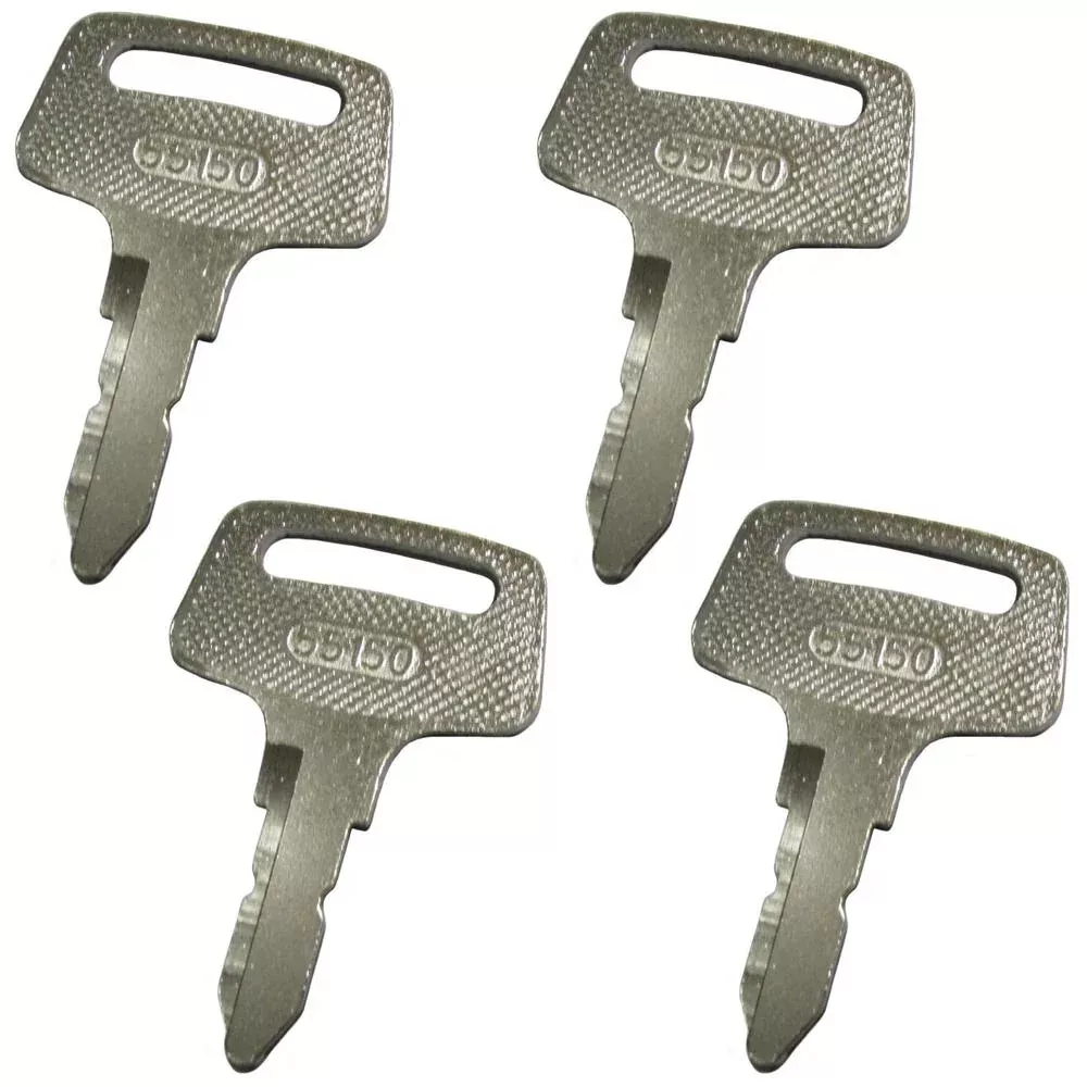 (4) 55150 Ignition Start Starter Keys to Fits Kubota Mower Tractor