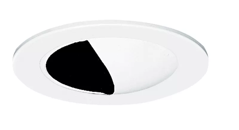 4" Adjustable Scoop Trim - White