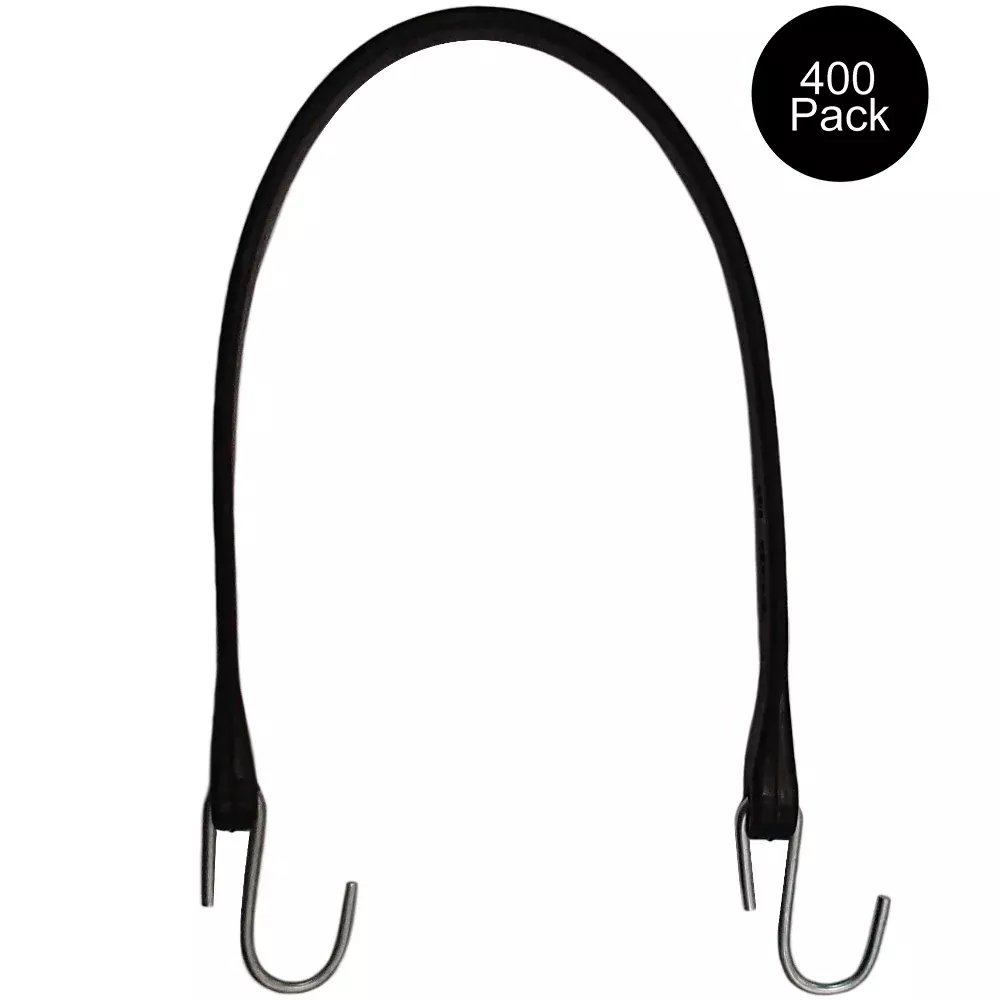 400 21" HD Natural Rubber Tarp Strap Bungee Truck Trailer Tie Down Tire Chains