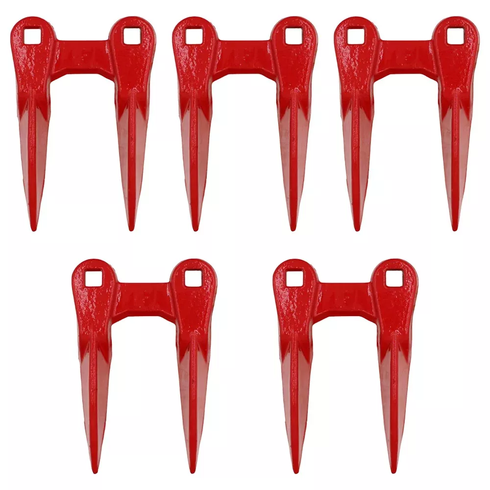 483500R4 New Pack of 5 LH Grain Head Cutter Bar Guards Fits Case-IH Mower Models