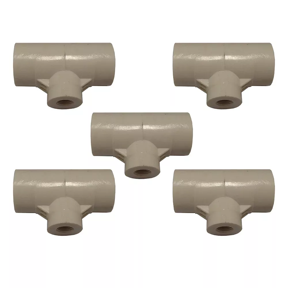 5 Water Drinker 1/2" PVC Fitting for Waterer Cups or Nipples for Chicken/Poultry