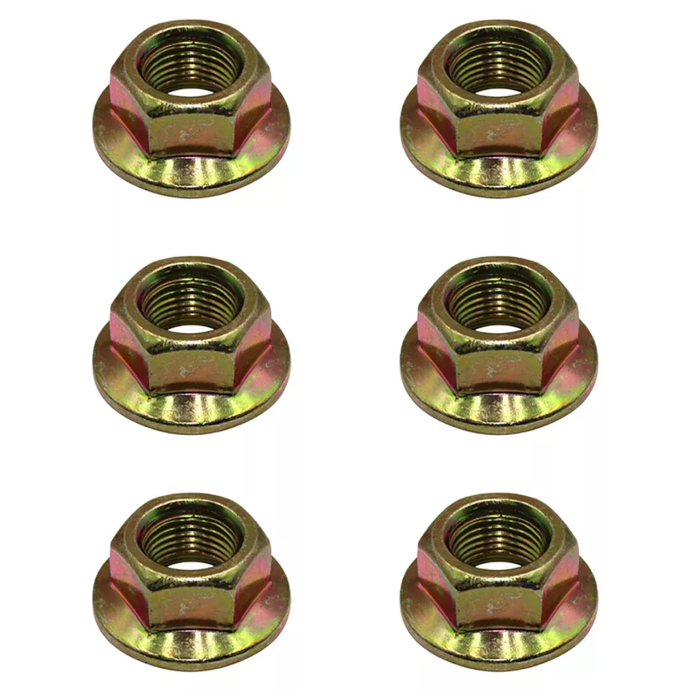 (6 Pack)- Blade Nuts 712-0417A 712-0417 912-0417 Fits MTD E20 Compact Tractors