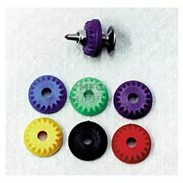 7mm Diamond Backers 144 pkg Black