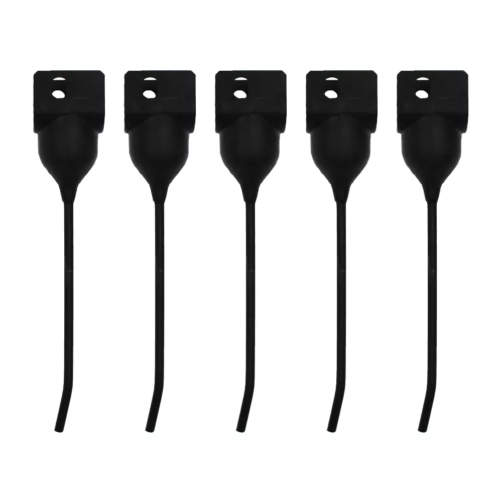 850612 Five (5) Rubber Mounted Rake Teeth Fits John Deere 640 650 652 660 662