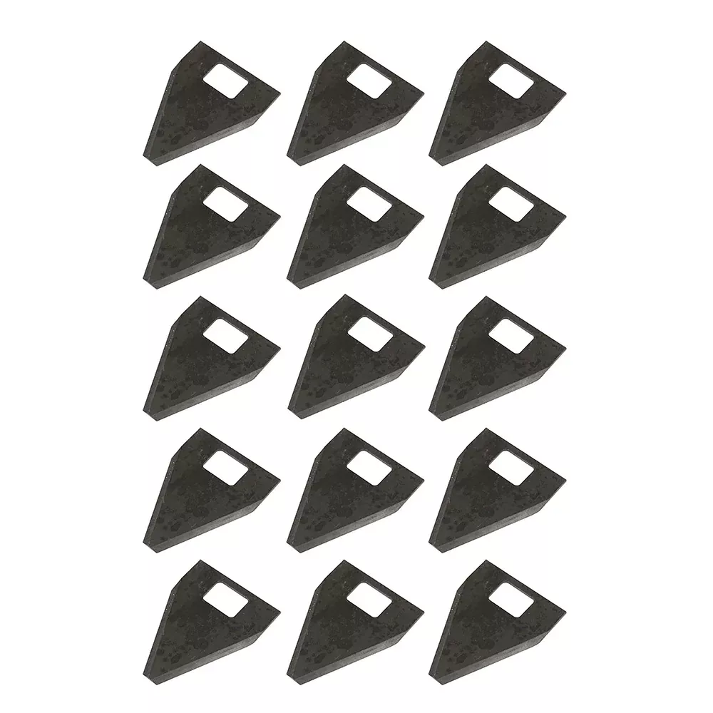 87106692 Pack of 15 Knife Sections Fits Case IH Straw Chopper 7010 7120 8010 812