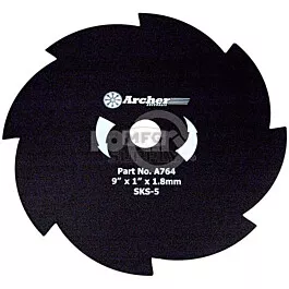 9" Brush Blade 8T w/Reducers