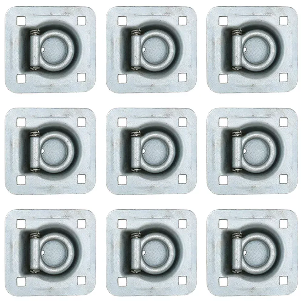 9 Pack Car Truck Trailer Anchor Point 6,000 lb. Capacity Recessed D-Ring