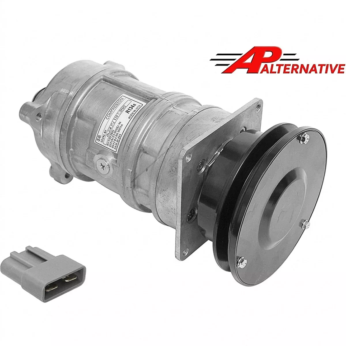 Air Conditioning Compressor for Allis Chalmers, John Deere, Massey Ferguson - Delco A6 Style, Heavy-Duty