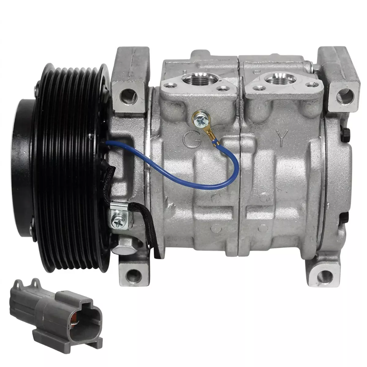 Air Conditioning Compressor for John Deere Excavators 4728531 - Denso Style