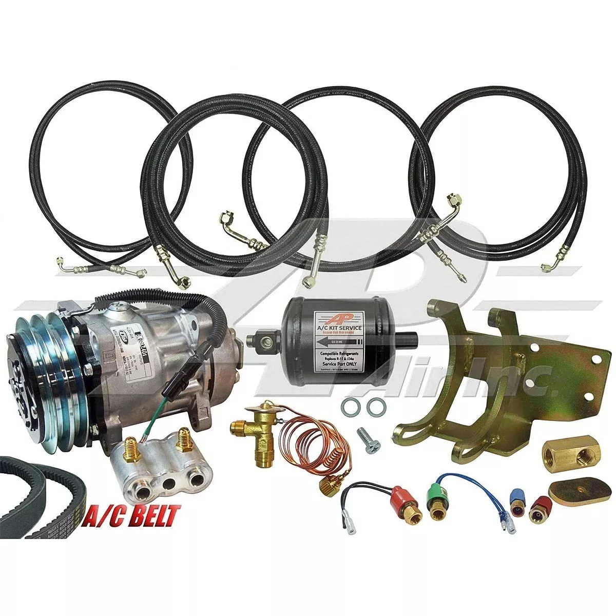 Air Conditioning Conversion Kit for Allis Chalmers 7030, 7040, 7050, 7060, 7080 - 990-0086