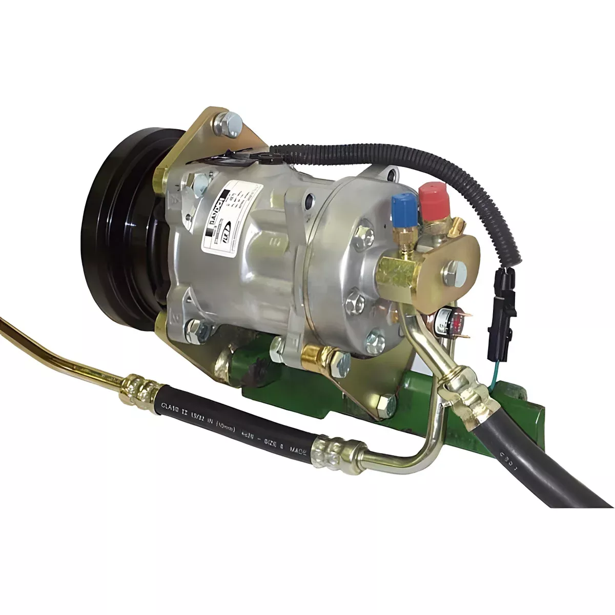 Air Conditioning Conversion Kit for John Deere 4755, 4760, 4850, 4955, 4960 and more - Nippondenso to Sanden, 990-417