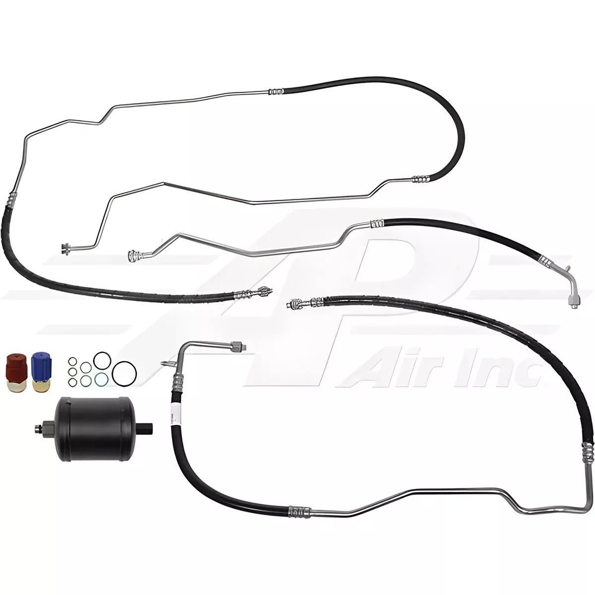 Air Conditioning Hose Kit for John Deere RE62129 - 3 Hoses, Cab Forward