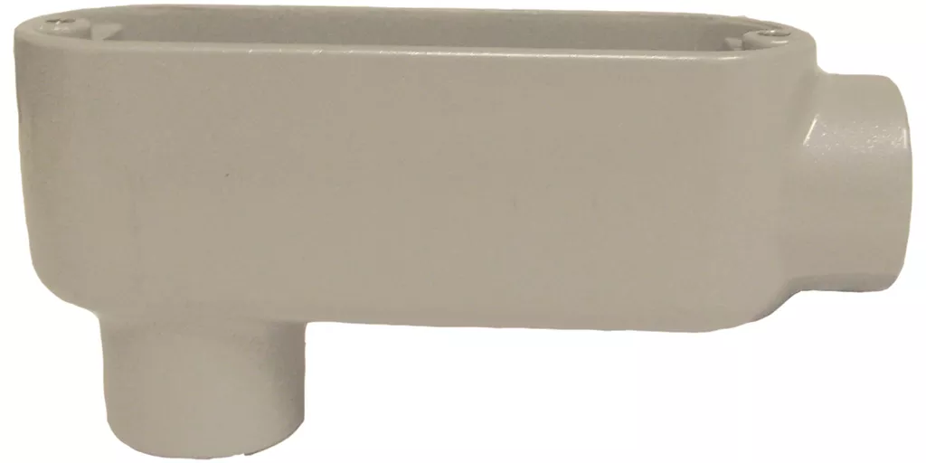 Allied ALB3KON 1" Threaded Aluminum Die Cast Type LB Conduit Body for Rigid