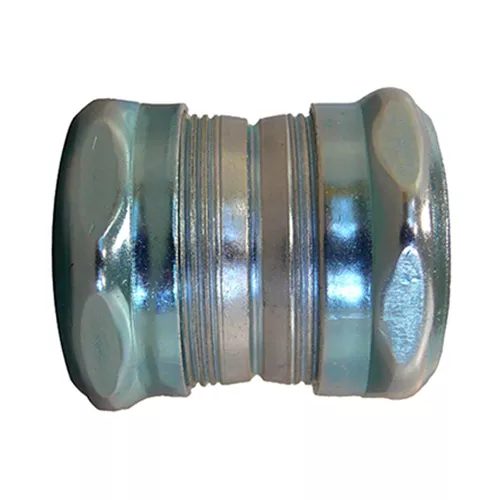 Appleton 6150GSR 1-1/2" EMT Compression Coupling, Raintight, Commercial/Industrial Grade, Zinc Electroplated