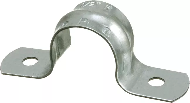 Arlington 351 3/4" 2-Hole Rigid Strap, Steel