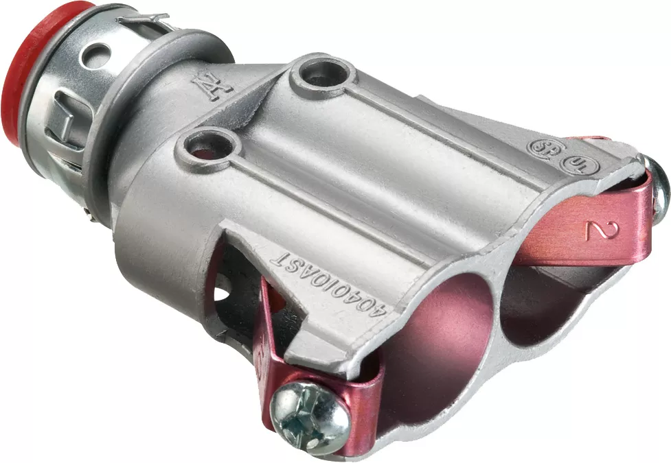 Arlington 505010AST 3/4" Snap²It Insulated Duplex Connector, Flex/AC/MC, .650 to .850 OD Cable