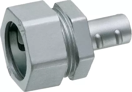 Arlington GF861 1/2" EMT to 1/2" Flex Coupling, Zinc Die-Cast