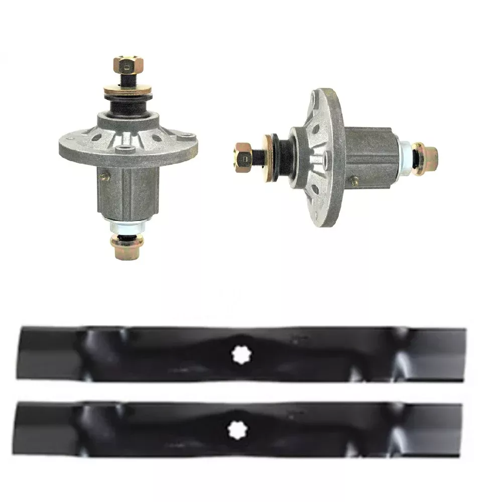 Blades & Spindles Kit Fits John Deere 42" Cut Mowers D100 D105 D110 D120 D130