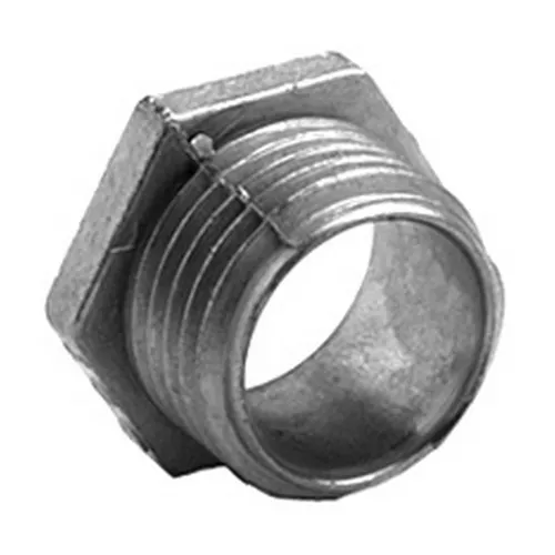 Bridgeport 1102-DC 1/2" Conduit Chase Nipple, Zinc Die Cast