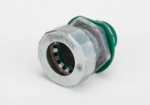 Bridgeport 251-MSRTI 3/4" Push-EMT Raintight Insulated Connector, Die Cast