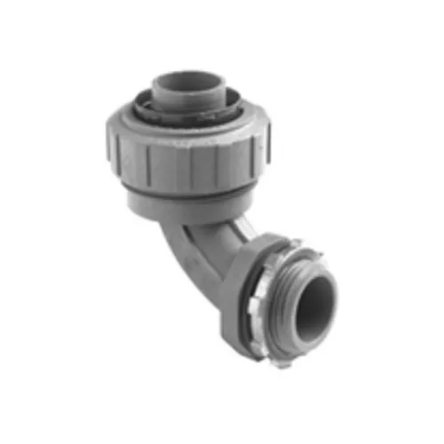 Bridgeport 470-NMLT 1/2" Liquidtight 90deg Connector, Non-Metallic