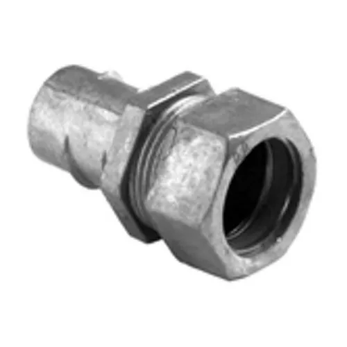 Bridgeport 582-DC 3/4" Screw-In Flex Connector, Zinc Die Cast