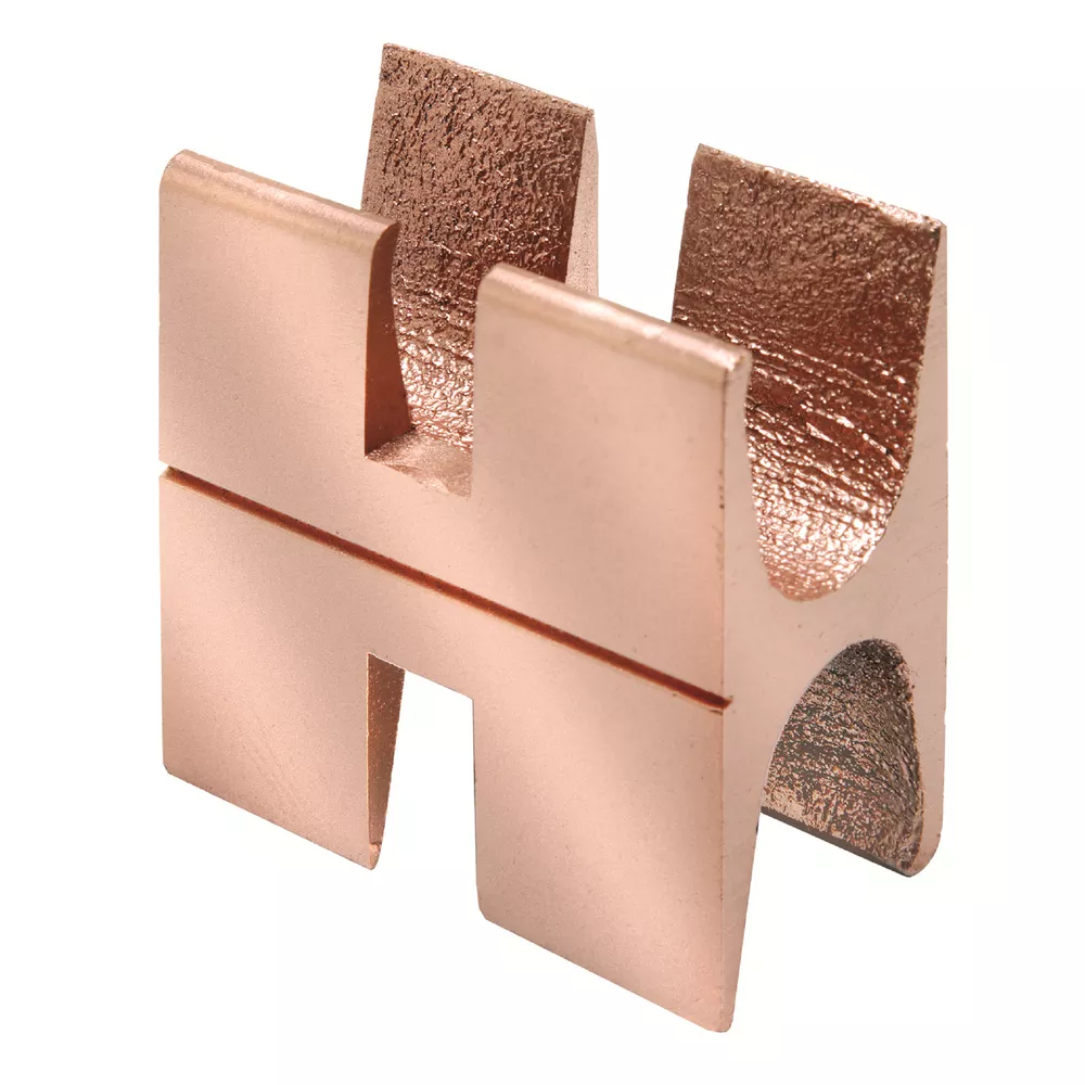 Burndy YSH2929 Copper Split Compression Wye Tap Connector, 250-2 (4/0-2) (Tap), Provides maximum design and installation flexibility